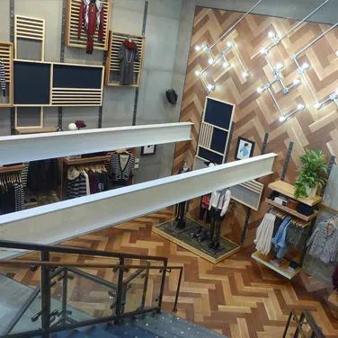 Urban Outfitters, Interior of store